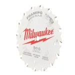 Milwaukee 5-3/8 in. 16-Tooth Framing Circular Saw Blade, Thin Kerf thumbnail 2