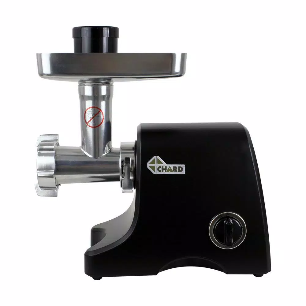 Chard Collection No. 12 500W Black Stainless Steel Meat Grinder