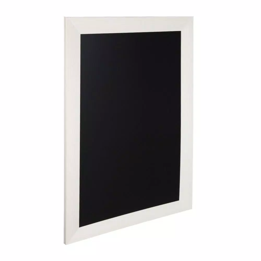 DesignOvation Beatrice Large Framed Magnetic Chalkboard Memo Board for Home and Office