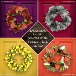 Fraser Hill Farm 20 in. Artificial Christmas Wreath with Snowman, Pinecones, and Berries thumbnail 3