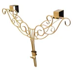 Village Lighting Company 19 in. Gold Antler Adjustable Wreath Hanger, Durable Wrought Iron thumbnail 3