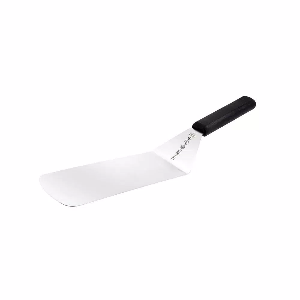 Mundial 5681HH 8x3-Inch Perforated Stainless Steel Turner, Black