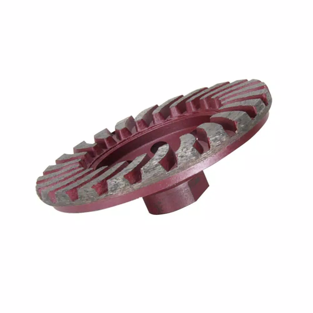 Rubi Diamond 4 Grinding Wheel for Stone and Granite - 5/8 in. - 11 Threaded Arbor