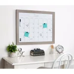 DesignOvation Beatrice Monthly Dry Erase Calendar Memo Board with Woodgrain Frame thumbnail 5