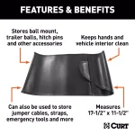 CURT Tow Pouch for Ball Mounts and Trailer Accessories, 17.5" x 11.5" thumbnail 6