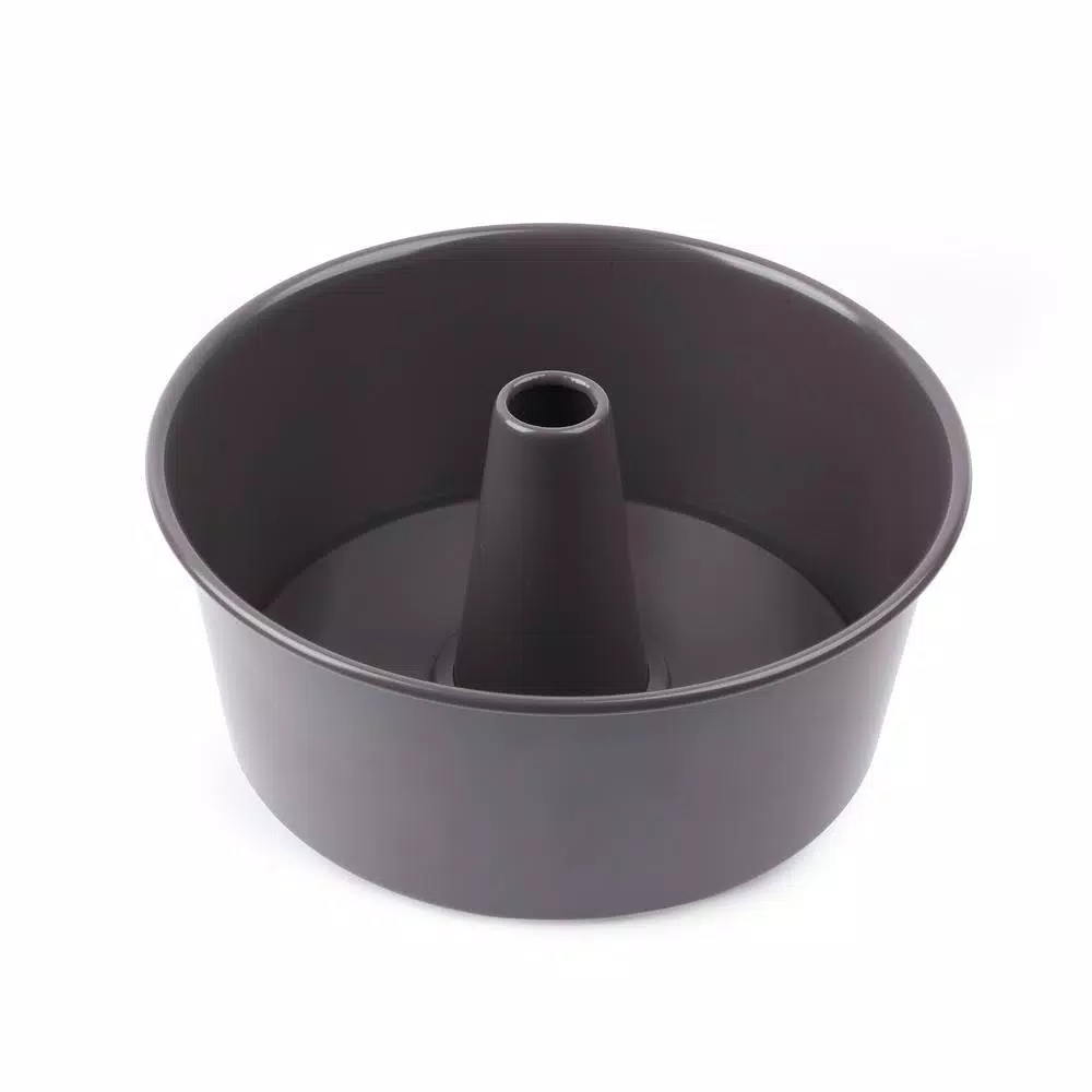 Saveur Selects Artisan Angel Food Cake Pan, Carbon Steel, Gray