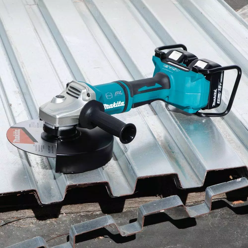 Makita 36V (18V x2) LXT Brushless 9 in. Paddle Switch Angle Grinder Kit with Electric Brake