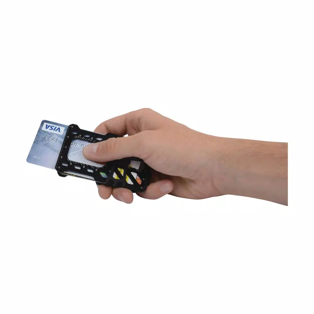 Nite Ize RFID Blocking Multi-Tool Wallet, 420 Stainless Steel, Black