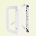 Prime-Line White Diecast Mortise Style Sliding Patio Door Handle Set, Low Profile thumbnail 1