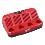 Milwaukee M12 12V Lithium-Ion 4-Port Sequential Battery Charger thumbnail 1