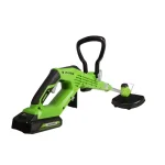 Greenworks 24V Cordless TORQDRIVE String Trimmer with 2.0 Ah Battery and Charger, 11 in. Cutting Path thumbnail 7