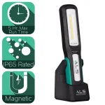 Advanced Lighting Systems 500 Lumens LED Work Light with Magnetic Rotating Stand and Hanging Hook thumbnail 1