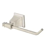 Glacier Bay Exhibit Single Post Toilet Paper Holder, Brushed Nickel thumbnail 1