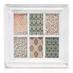 KG kieragrace KG Collage Photo Frame, Distressed White Farmhouse Style, Holds Six 4x6 Photos thumbnail 1