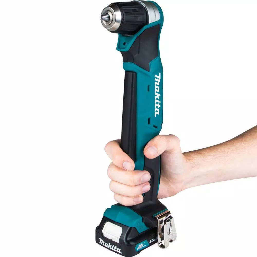 Makita 12V MAX CXT Lithium-Ion Cordless 3/8 in. Right Angle Drill Kit (2.0 Ah)