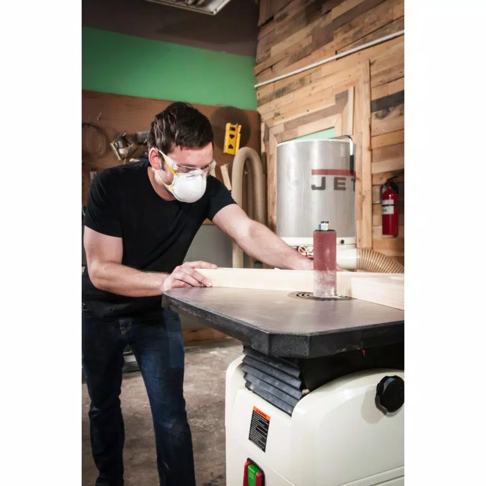JET 1 HP 115-Volt Oscillating Spindle Sander with Integrated Storage