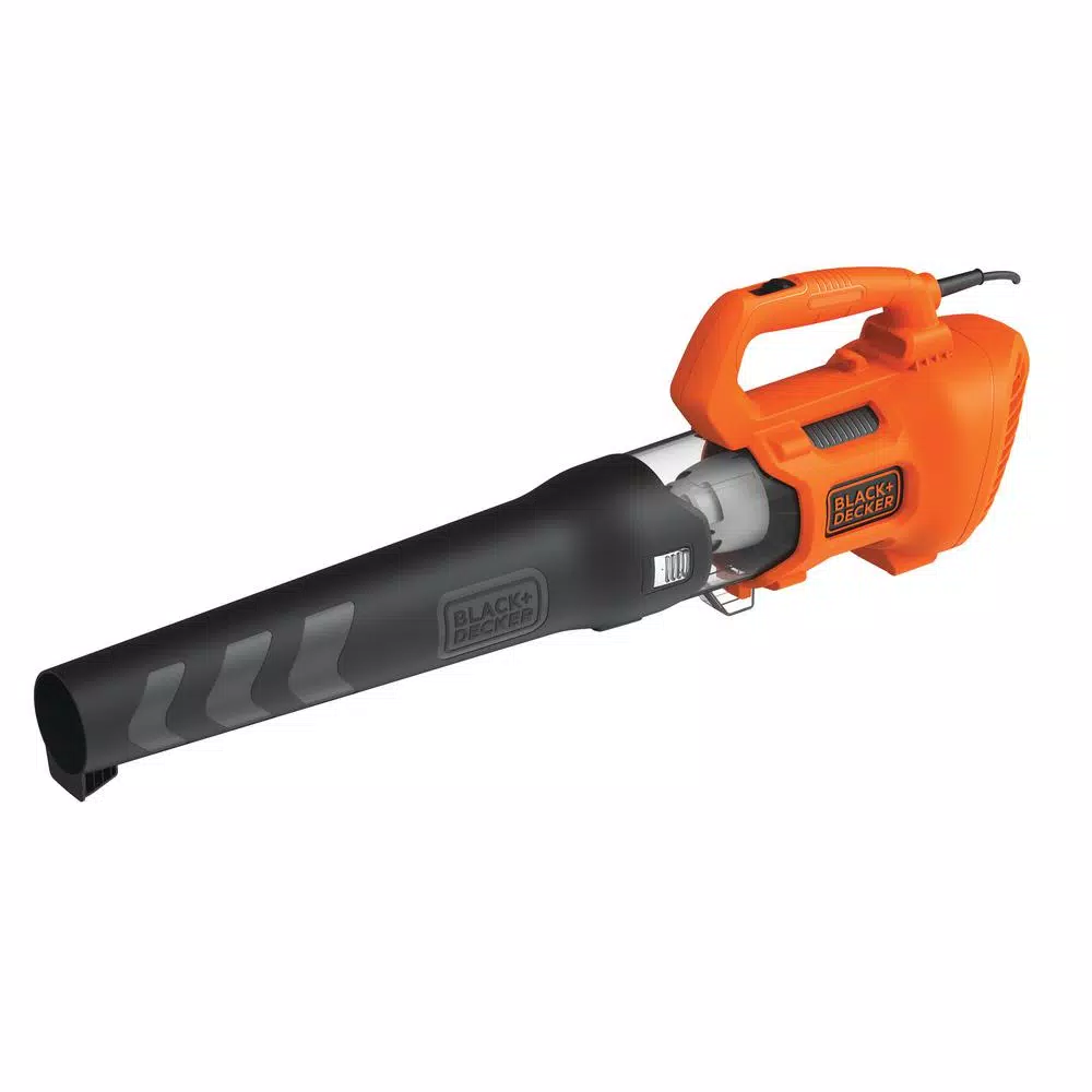 BLACK+DECKER 9 Amp Corded Electric Axial Handheld Leaf Blower, 450 CFM, 140 MPH