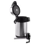 Mr. Coffee Everflow 2.3 Qt. Stainless Steel Insulated Beverage Pump Pot Dispenser thumbnail 4
