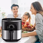 Costway 3.5 Qt. Electric Stainless Steel Air Fryer Oven, 1300W Oilless Cooker with Auto Shut-Off thumbnail 5