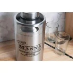 Manna 64 oz. Double Wall Vacuum-Sealed Stainless Steel Keg Growler thumbnail 4
