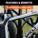 CURT 2-Bike Tray-Style Hitch-Mounted Bike Rack, 1-1/4" or 2" Receiver thumbnail 10