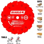 Diablo 12 in. 16-Tooth PCD Tipped Ultimate Flooring Saw Blade thumbnail 1