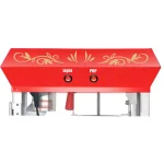 Great Northern Popcorn Machine - 4 oz. Red Stainless Steel Countertop Popper thumbnail 5