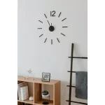 Umbra Blink Wall Clock - Modern Black Metal Oversized Customizable Clock Set thumbnail 2