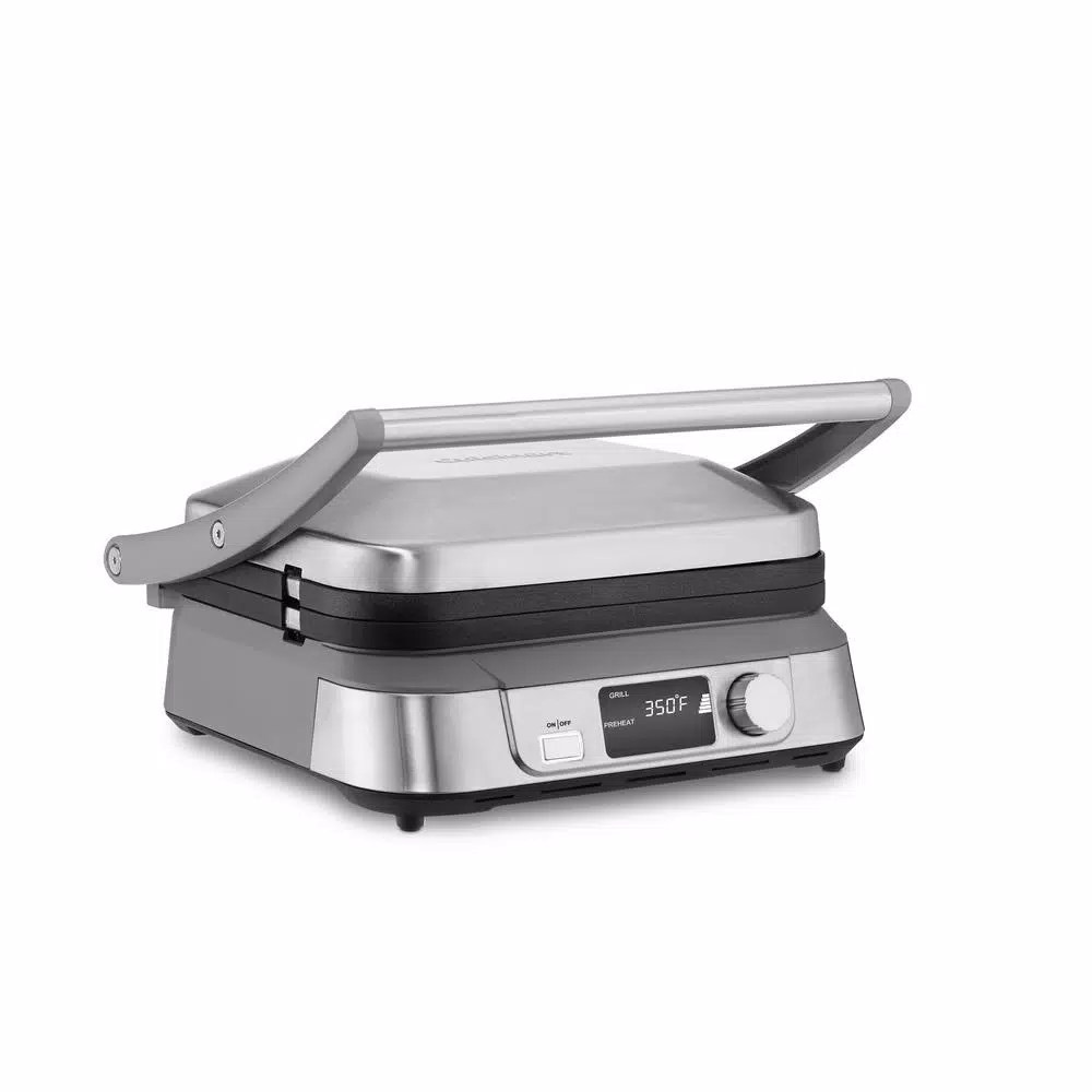 Cuisinart Griddler 5 Brushed Stainless Steel 5-in-1 Panini Press and Griddle