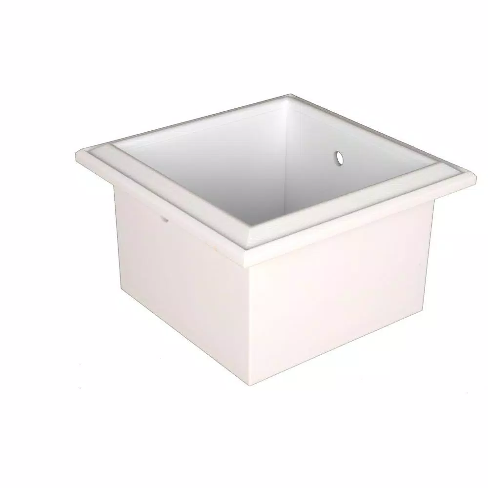 Unbranded Bradford Recessed Toilet Paper Holder, White Plastic, Space-Saving Design