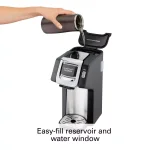 Hamilton Beach FlexBrew Black Single Serve Plus Coffee Maker - Brews Pods or Ground Coffee thumbnail 8