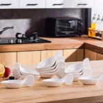 MALACASA 4.5 in. White Porcelain Ramekins Set of 12 - Ceramic Souffle Dishes and Serving Bowls thumbnail 4