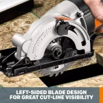 Worx POWER SHARE 20V Cordless 3-3/8 in. Compact Circular Saw Kit thumbnail 6
