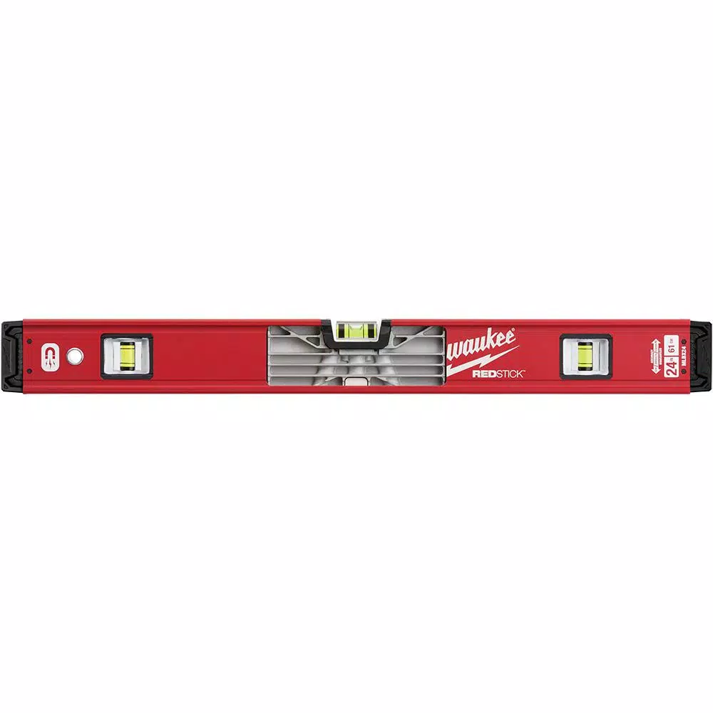 Milwaukee REDSTICK Compact Box Level Set, 24 in. and 48 in.