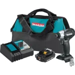 Makita 18V LXT Brushless Sub-Compact Cordless Impact Driver Kit with 2.0Ah Battery, Charger, and Bag thumbnail 1