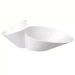 Villeroy & Boch New Wave White Porcelain Chip and Dip Serving Bowl thumbnail 1