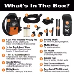 RIDGID 5 Gal. 5.0 Peak HP Portable Wall-Mountable Wet/Dry Shop Vacuum thumbnail 2