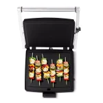 HOLSTEIN HOUSEWARES Holstein 4-Slice Stainless Steel Electric Griddle with Non-Stick Surface, 132 sq. in. thumbnail 3