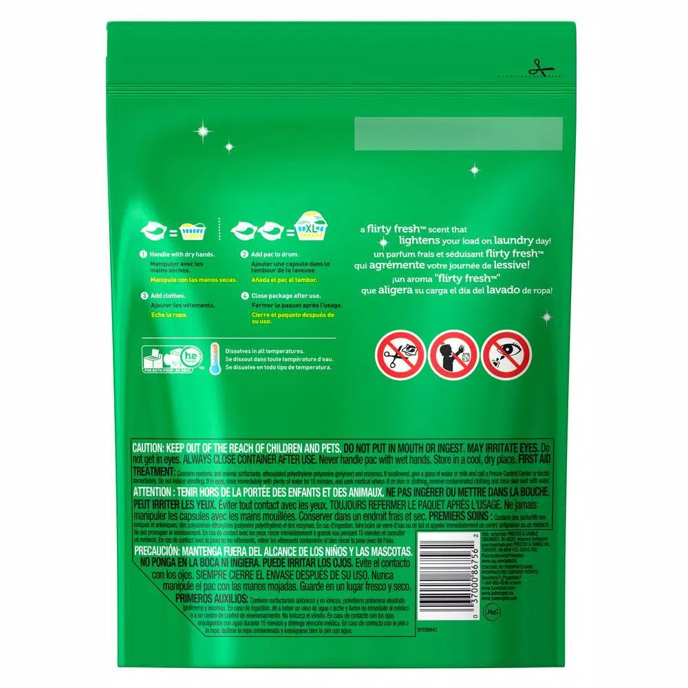 Gain Tide Pods Original Scent Laundry Detergent, 3-in-1 Liquid Pods, 35 Count