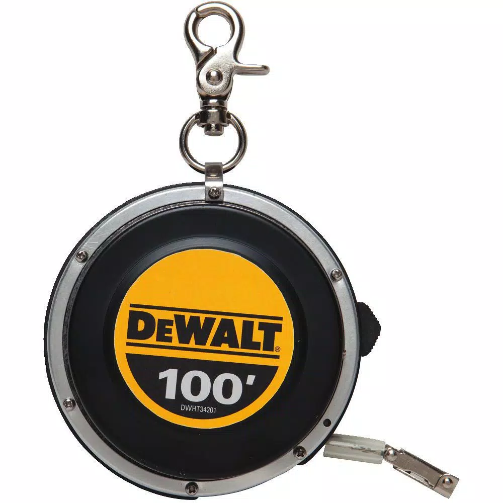 DEWALT 100 ft. Steel Auto-Rewind Long Tape Measure