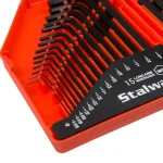 Stalwart 30-Piece Steel Hex Key Wrench Set, SAE and Metric thumbnail 2