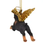 Design Toscano Doberman Pinscher Angel Dog Christmas Ornament thumbnail 4