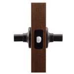 Copper Creek Zane Contemporary Black Passage Lever - Modern Interior Door Hardware thumbnail 3