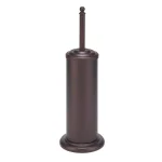 Bath Bliss Toilet Brush Set with Decorative Rust Finish Holder thumbnail 1