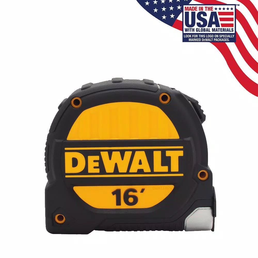 DEWALT 2-Pack Tape Measure Set, 25 ft. and 16 ft. x 1-1/4 in. Heavy-Duty Construction Measuring Tapes