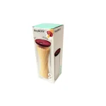 BergHOFF Leo Pink Glass Pasta Container, 2 Qt. Airtight Food Storage with Serving Dispenser thumbnail 3