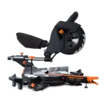 WEN 10 in. 2-Speed Single Bevel Sliding Compound Miter Saw with Smart Power Technology, 15 Amp thumbnail 1