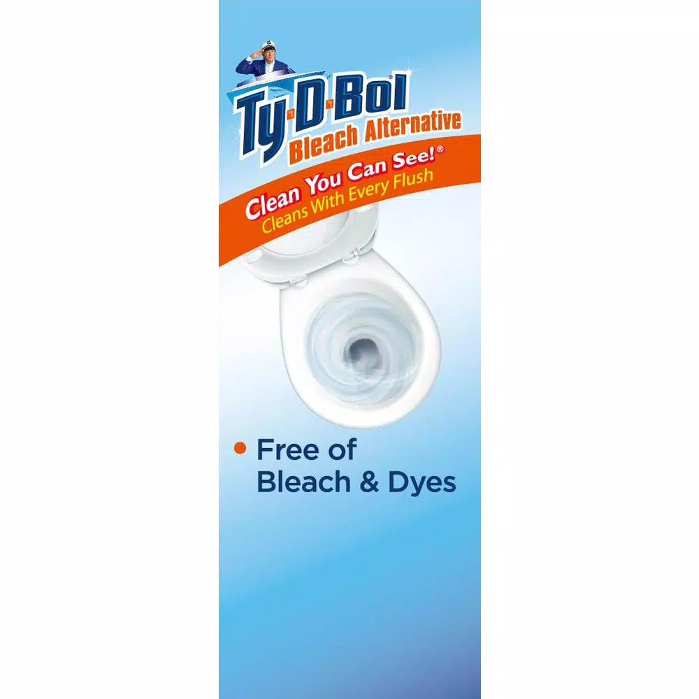 Ty-D-Bol Bleach Alternative In-Tank Toilet Bowl Cleaner Tablets, 2.5 oz (6-Pack)
