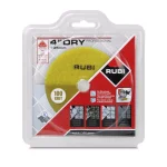Rubi 4 in. 100 Grit Resin Dry Polishing Pad for Engineered Stone, Concrete, Marble & Granite thumbnail 2