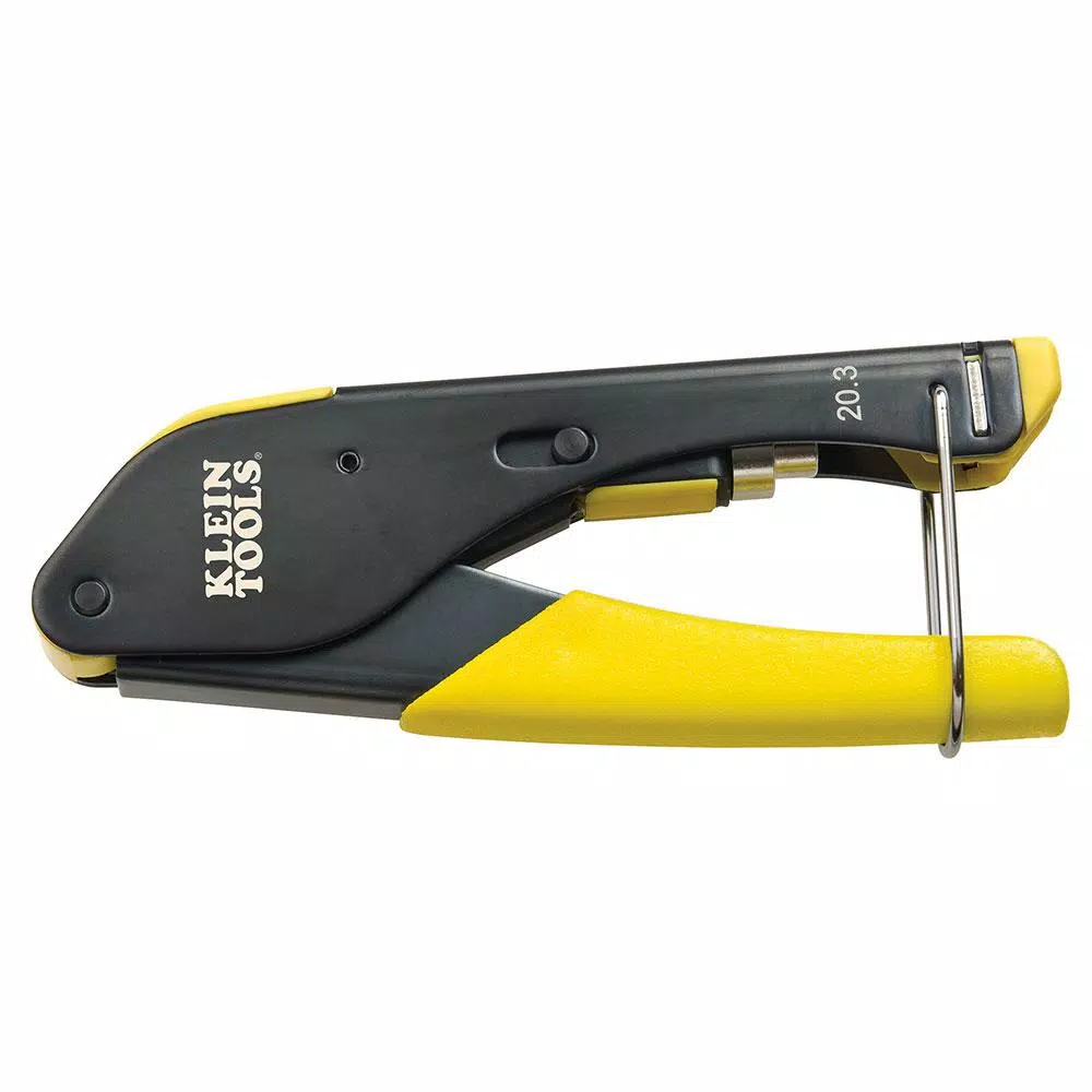 Klein Tools Coaxial Installation Tool Set with Molded Hip Pouch for RG56, RG59, RG6, RG6Q Cables